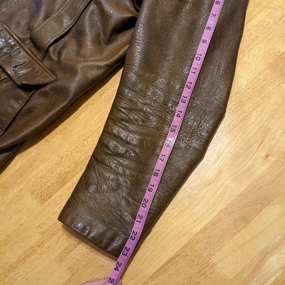 Cooper Vintage Brown Leather Jacket - Picture 8 of 8